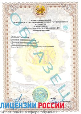 Образец сертификата соответствия (приложение) Галенки Сертификат ISO 14001